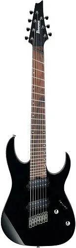 Ibanez RGMS7-BK Мультимензурная семиструнная электрогитара.